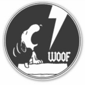 T - shirts | Snoopy Howling Sticker (Voorkant)
