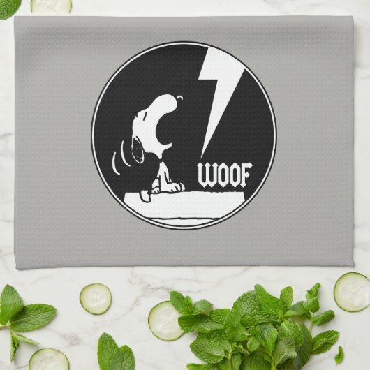 T - shirts | Snoopy Howling Theedoek (Gevouwen)