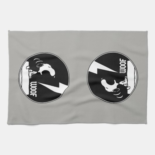 T - shirts | Snoopy Howling Theedoek (Horizontaal)