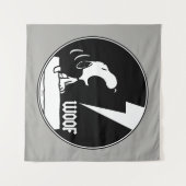 T - shirts | Snoopy Howling Wandkleed (Voorkant (horizontaal))