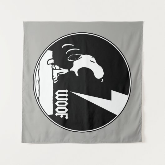 T - shirts | Snoopy Howling Wandkleed (Voorkant (horizontaal))