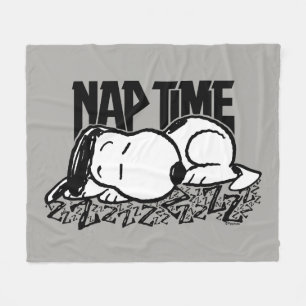 T - shirts Snoopy Nap Time Fleece Deken