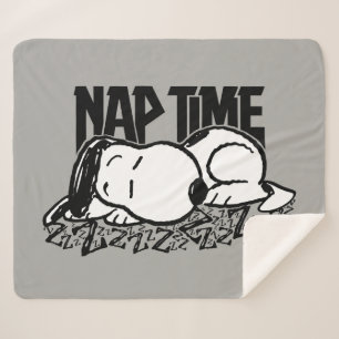 T - shirts Snoopy Nap Time Sherpa Deken