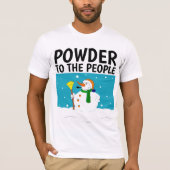 T-shirts SNOW LOVER (Devant)