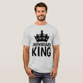 T-shirts SNOWBOARD KING Snowboard (Devant entier)