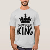 T-shirts SNOWBOARD KING Snowboard (Devant)