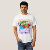 T-shirts Snowman Couple (Devant entier)