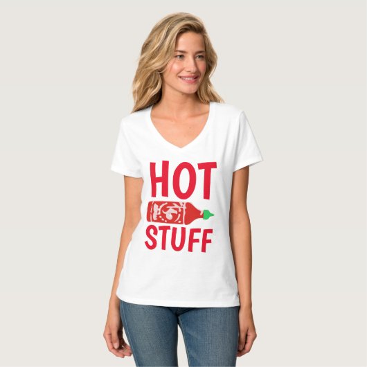 T-Shirts SRIRACHA HOT STUFF (Devant entier)