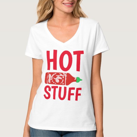 T-Shirts SRIRACHA HOT STUFF (Devant)