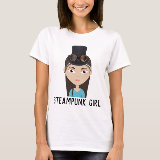 T-shirts STÉAMPUNK GIRL (Devant)