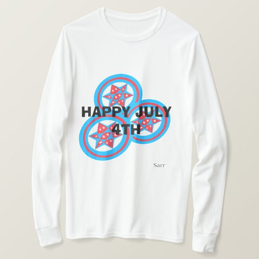 T-shirts Sterren Bangle Banner (Design voorkant)