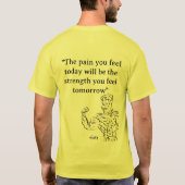 T-shirts : Strength is Power . (Dos)