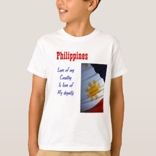 T-shirts sur la dignité des Philippines