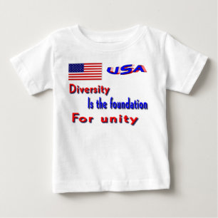 T-shirts sur la diversité aux USA
