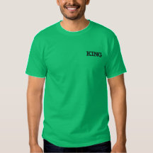 T-shirts sur mesure King Kelly Green pour hommes