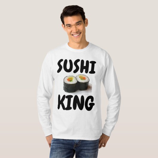 T-shirts SUSHI KING (Devant entier)