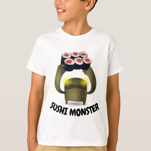 T-shirts SUSHI MONSTER (Devant)