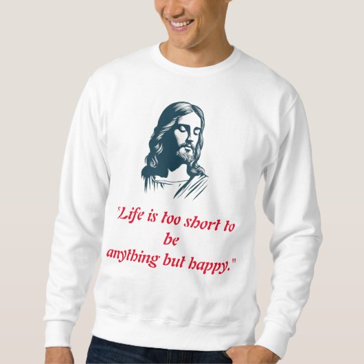 T-shirts & sweatshirts met Jezus . (Voorkant)