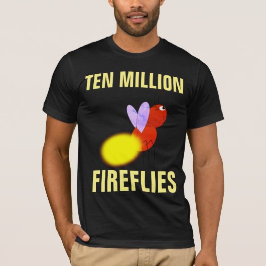 T-shirts TEN MILLION FIREFLIES (Devant)