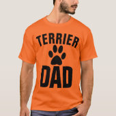 T-shirts TERRIER DOG DAD (Devant)