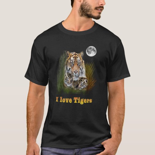 T-shirts Tiger et petits (Devant)