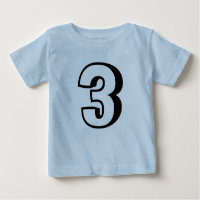 T-shirts Toddler 3e anniversaire Age 3 ans