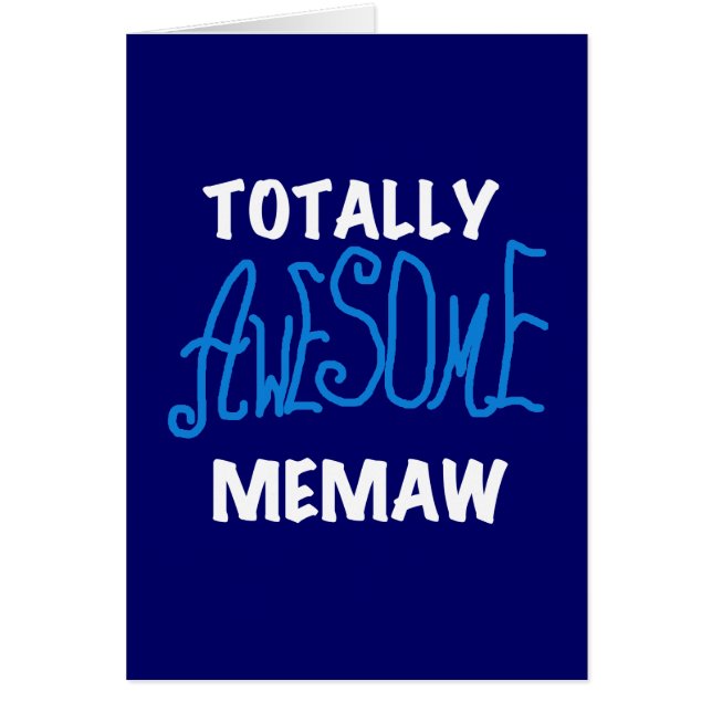 T-shirts totalement impressionnant de bleu de Mema (Devant)