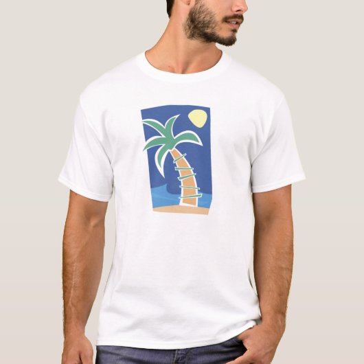 T-shirts Tropical Palm Tree (Devant)