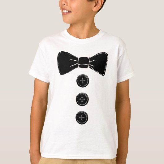 T-shirts Tuxedo Bow Cravate Boys (Devant)