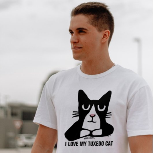 T-shirts TUXEDO CAT, T-shirts PANDA KITTY