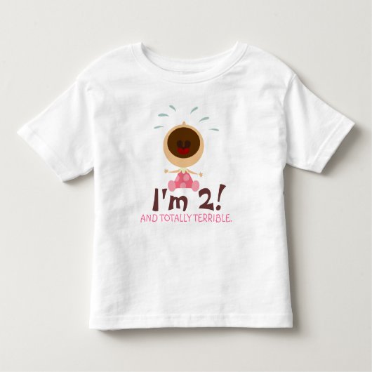 T-shirts Twos totalement terribles pour les jeunes (Devant)