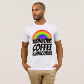 T-shirts UNICORN DE CAFÉ (Devant entier)
