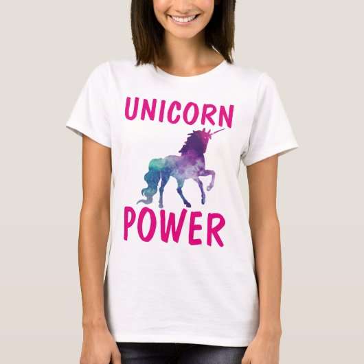 T-shirts UNICORN POWER (Devant)