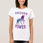 T-shirts UNICORN POWER Tee - shirts (Devant)