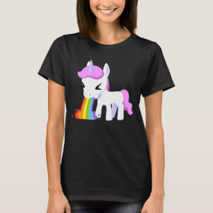 T-SHIRTS UNICORN VOMIT RAINBOW ET TEE - SHIRTS DE