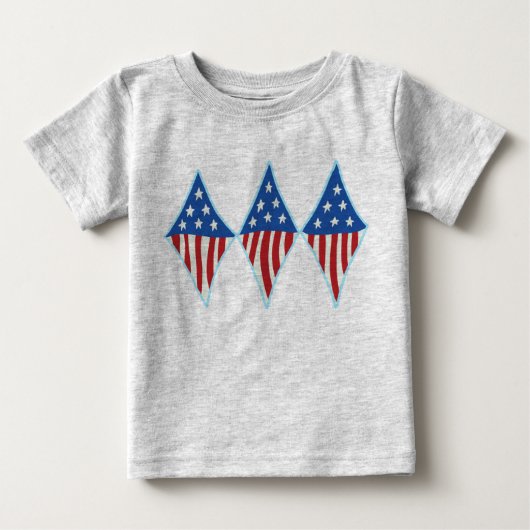 T-shirts USA Diamonds pour bébé et bébé (Devant)