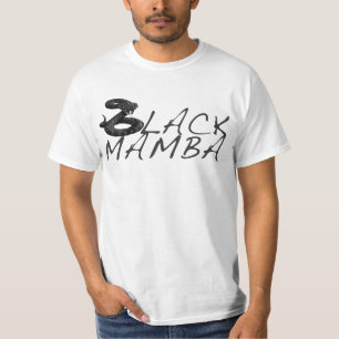 t - shirts van de "BLACK MAMBA" MC's van digitale 