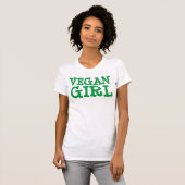 T-shirts VEGAN GIRL (Devant entier)