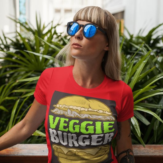 T-SHIRTS VÉGÉTARIENS VEGGIE BURGER