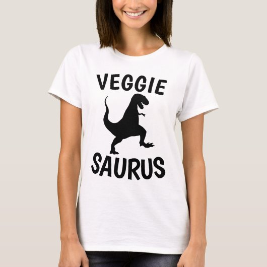 T-shirts VEGGIE SAURUS, Tee - shirts végétariens (Devant)