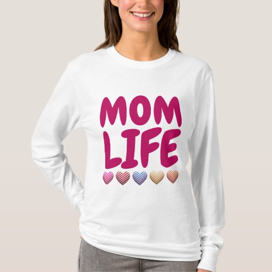 T-SHIRTS VIE DE MAMAN (Devant)