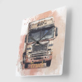 T-Shirts Vierkante Klok (Hoek)