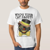 T-shirts vintages CAT DAD BLACK CAT (Devant)