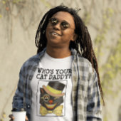 T-shirts vintages CAT DAD BLACK CAT