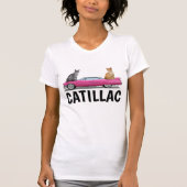 T-Shirts VINTAGES CAT PINK CADDY (Devant)