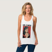 T-shirts Vintages Dames POWER FILLE (Devant entier)