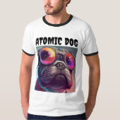 T-SHIRTS VINTAGES DE CHIENS ATOMIQUES (Devant)