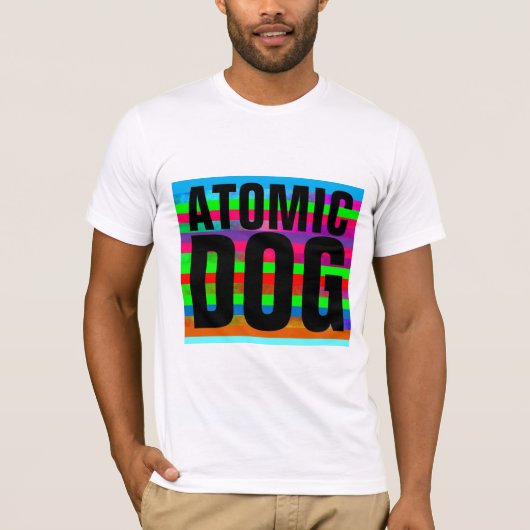 T-SHIRTS VINTAGES DE CHIENS ATOMIQUES (Devant)