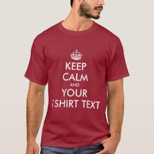 T-shirts vintages de Keepcalm   personnalisable