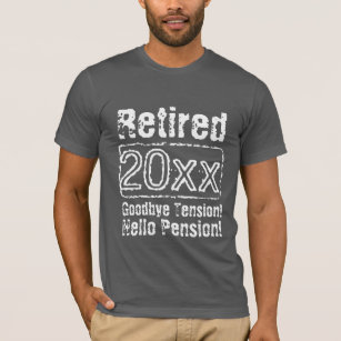 T-shirts vintages drôles de retraite pour les